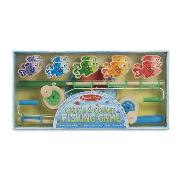 Melissa and Doug Magnetic Catch and Count Fishing Game