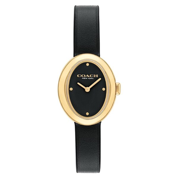 Coach Black Calfskin Women's Watch - 14504421