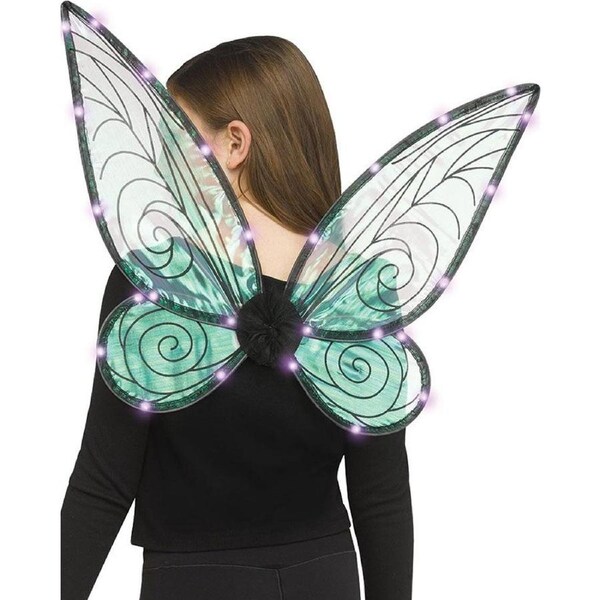 Black Light Up Kids Wings
