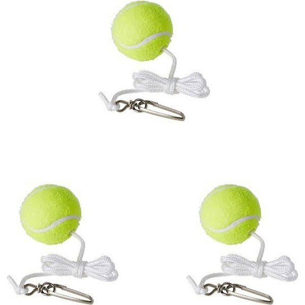 3x Regent Spin Tennis Sports Spare Ball Replacement for Trainer/Training Base