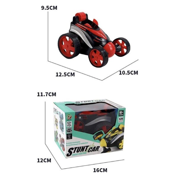 Catzon Remote Control Car 4 Wheel Drive Car Spins and Flips for Indoor Outdoor Green