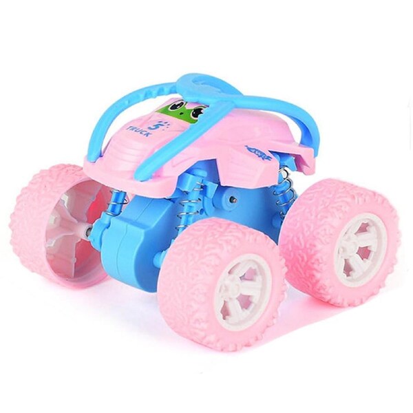 Catzon 4 Pcs Pull Back Cars Toys for Kids Age 3+ Monster Trucks Birthday Gifts