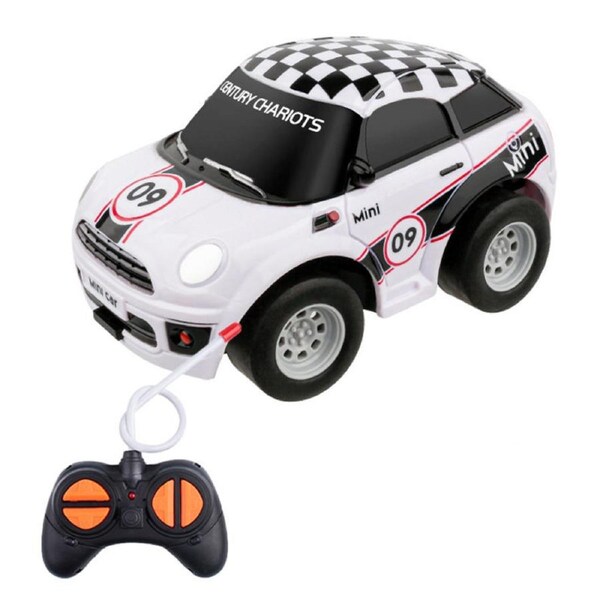 Catzon Mini Remote Control Car for Kids Battery Powered Chirstmas Gifts-White