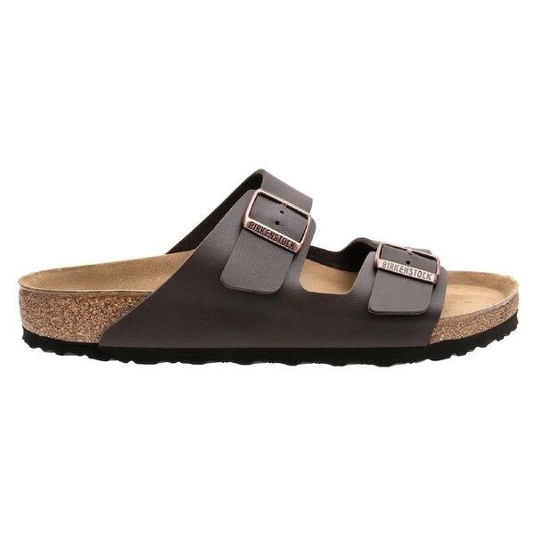 Birkenstock Unisex Arizona Birko-Flor Regular Fit Sandals Dark Brown 42