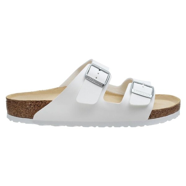 Birkenstock Unisex Arizona Birko-Flor Regular Fit Sandals White 42
