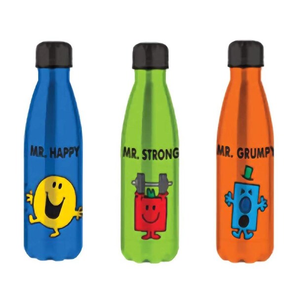 Mr Men Water Bottles 3 Pack