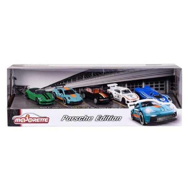 Majorette Porsche Motorsport 5 Piece Gift Pack