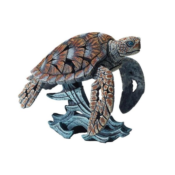 Edge Sculpture - Sea Turtle Bust - Miniature 12cm