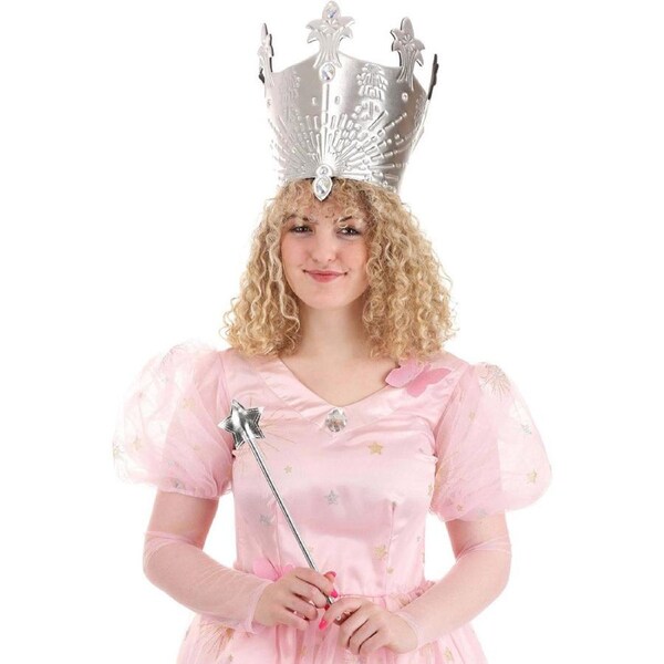 Glinda Witch Crown and Wand Deluxe Set