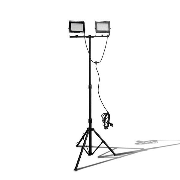 Outdoor 2X 50W LED Work Light Adjustable Stand Spotlight Flood Lights