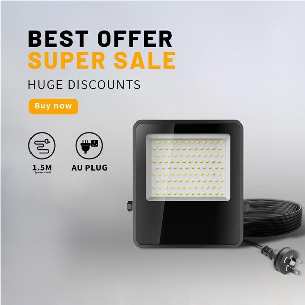 Outway 150W LED Flood Light Waterproof Cool White E017EI
