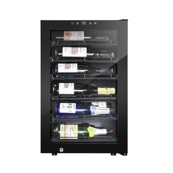 Little Cave Label View 22 Bottle Single Zone Wine Fridge
