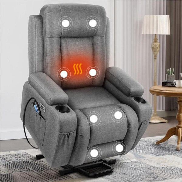 ALFORDSON Recliner Chair Electric Lift Heated Massage Armchair Lounge Sofa