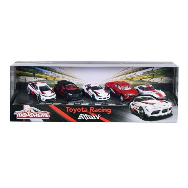 Majorette Toyota Racing 5 Piece Gift Pack