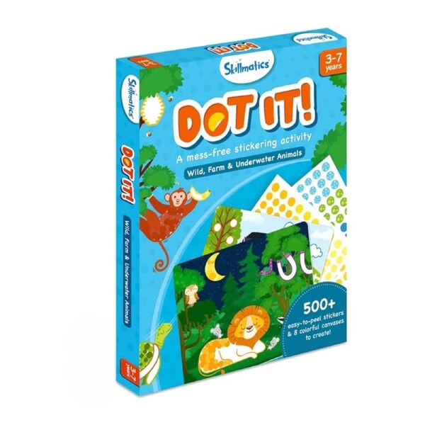 Skillmatics Dot it!: Wild, Farm and Underwater Animals