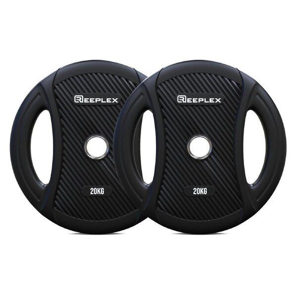 Reeplex 20kg PVC Olympic Weight Plate Pair