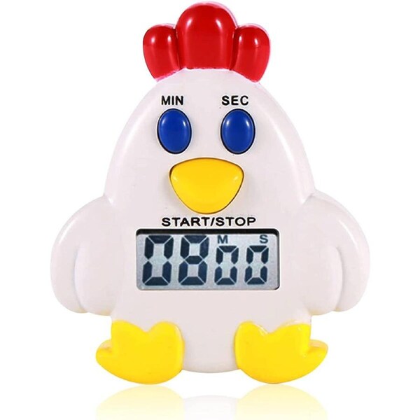 Rooster Shape Timer, Magnetic Kitchen Timer Lcd Digital Timer Digital Kitchen Timer For Cooking, Sports, Studying, Meetings