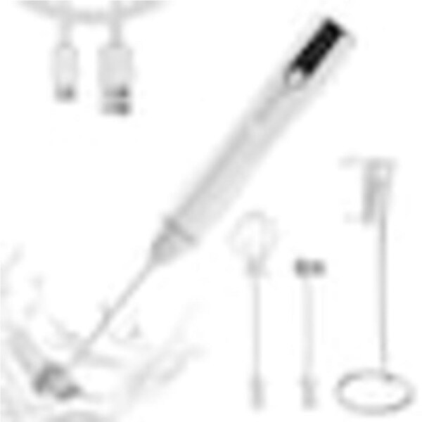 JOYBUY Rechargeable 3-Speed Milk Frother Handheld Whisk with 2 Heads for Coffee