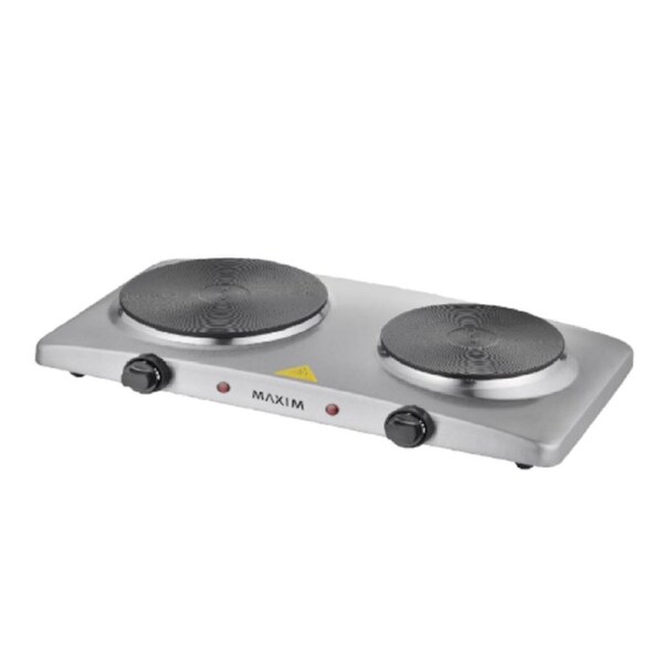 Maxim 2400Watts Portable Electric 240V Dual Hot Plate Cooktop Caravan Stove