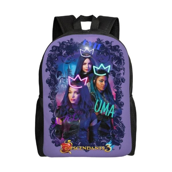 Descendants Backpack Cute Anime Large Capacity Multifunction Backpacks Lightweight Sports Travel Laptop Bag