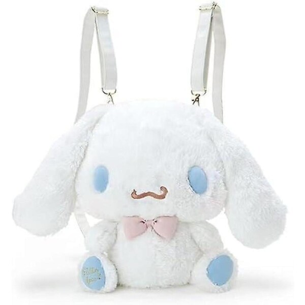 Cute Cartoon Plush Backpack Anime Cinnamoroll Dog Kawaii Bag (White) One Szie