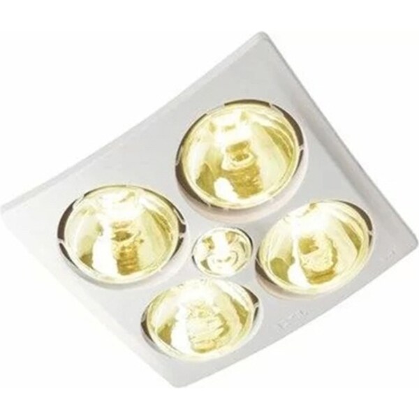 IXL Eco Sensation 3in1 Bathroom Heater/Exhaust Fan w/Light 4x 375W White 39cm