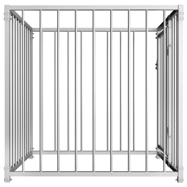 Outdoor Dog Kennel 100x100x100 cm
