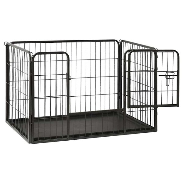 Puppy Playpen Steel 91.5x59x61cm