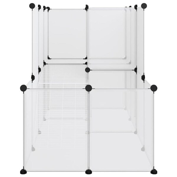 Small Animal Cage Transparent 142x74x93 cm