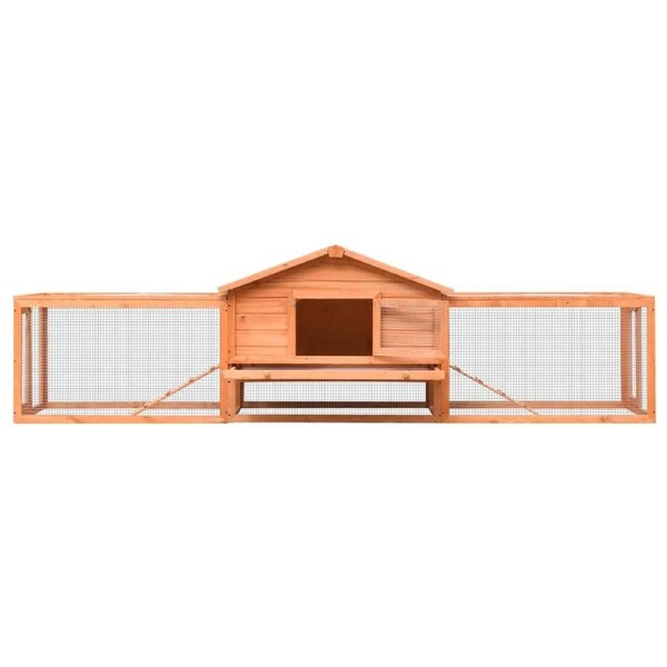 Rabbit Hutch Pine & 310x70x87 cm