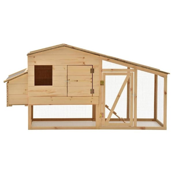 Chicken Cage Pine 178x67x92 cm