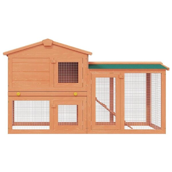 Outdoor Large Rabbit Hutch Small Animal House Pet Cage Wood