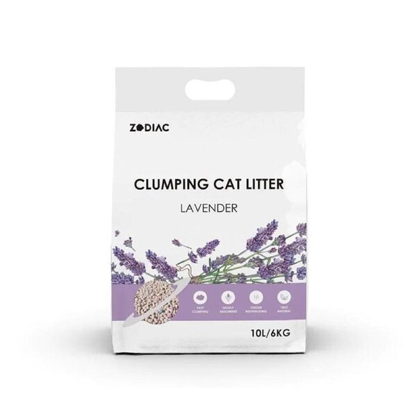 Zodiac Clumping Cat Litter - Lavender 10L/6kg