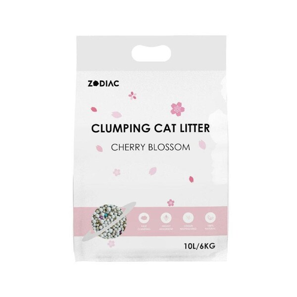 Zodiac Clumping Cat Litter - Cherry Blossom 10L/6kg