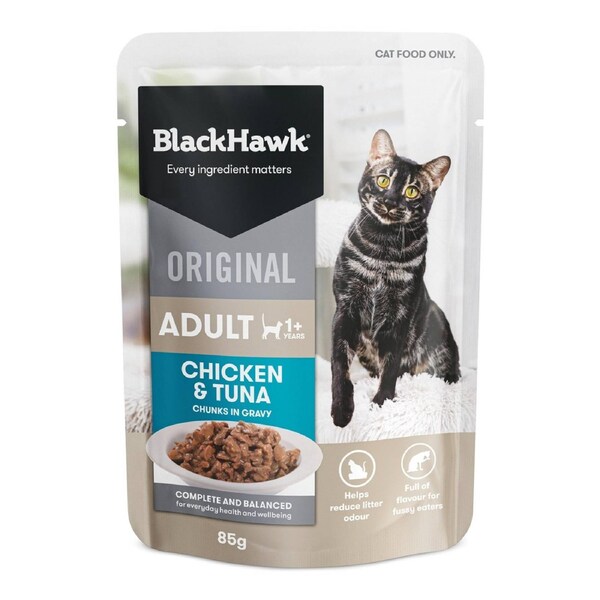 Black Hawk Original Adult Pouches Chicken And Tuna 12 X 85g
