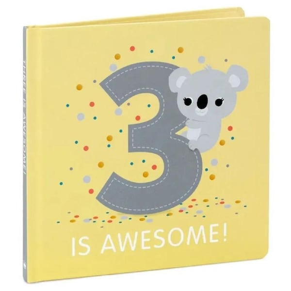 Hallmark Gifts - Three Is Awesome! Birthday Book
