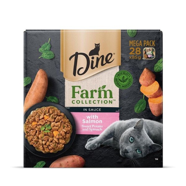 Dine Farm Collection With Salmon Sweet Potato And Spinach 28 Pack