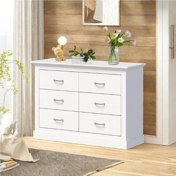 Ashford 6 Drawer Chest of Drawers Dresser - A Chic Storage Solution for Stylish Bedrooms