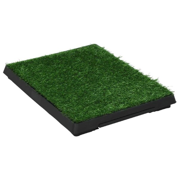 Pet Toilets 2 pcs with Tray & Faux Turf 63x50x7 cm