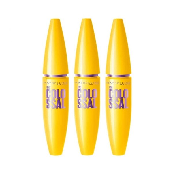 3 x Maybelline The Colossal Volume Express Mascara 10.7mL - 01 Black