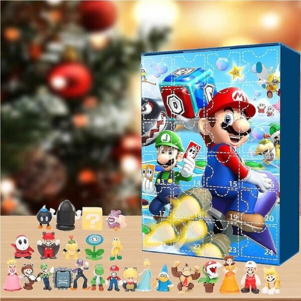 Super Mario Bros Advent Calendar Surprisebox 24pcs/set Christmas