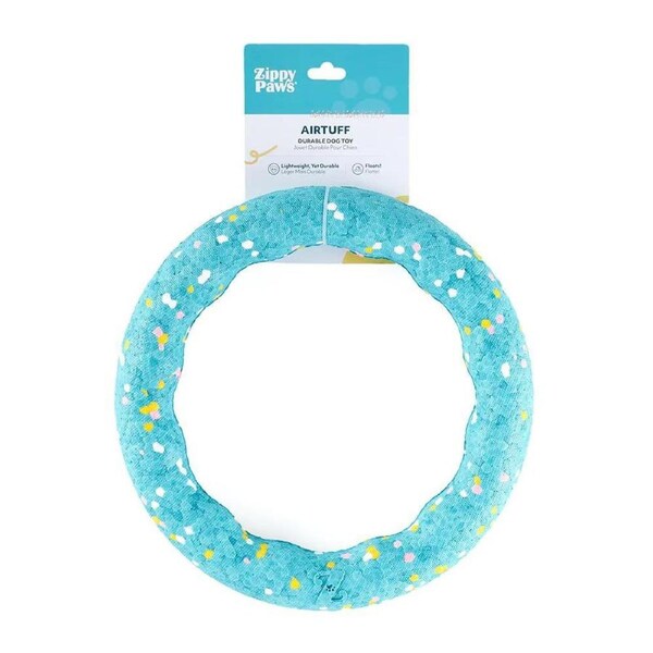Zippy Paws AirTuff Puncture Resistant Floating Dog Toy - Ring