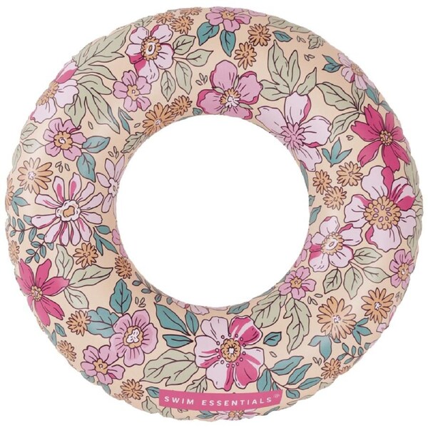Swim Essentials Kids Inflatable Swim Ring Beach/Pool Floater 90cm Blossom 6+