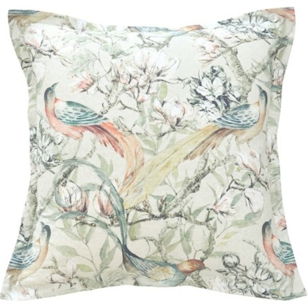 MM Linen Aravelli European Pillowcase Cover Home Bedding 65x65cm Natural