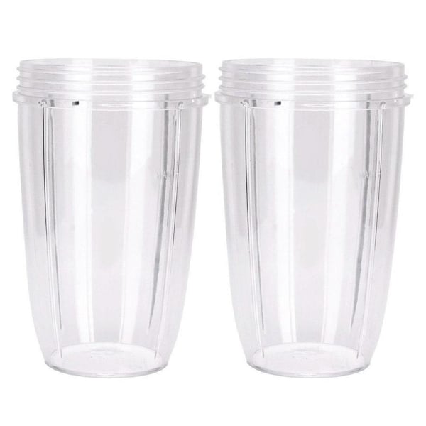 2 x 24 Oz Nutribullet Tall Cups - Suits All 600 and 900 Models 24 Oz Replacement