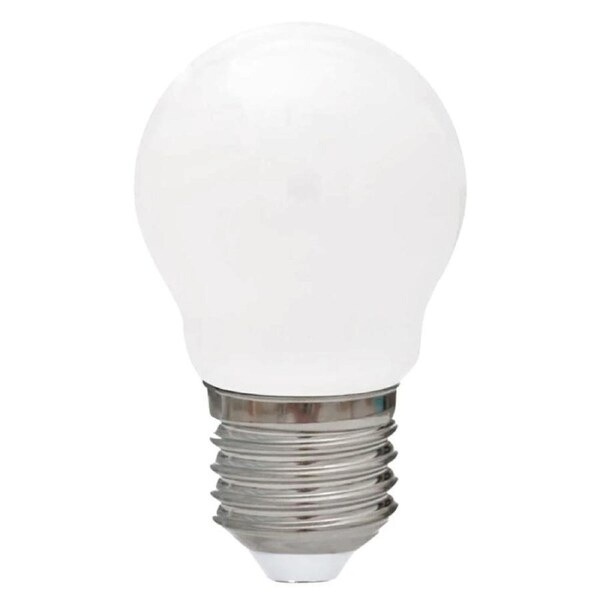 SAL LFR50E27D - Fancy Round Opal Bulb 4W Dimmable - E27 - Daylight