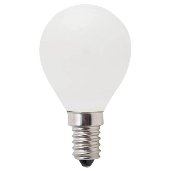 SAL LFR27E14D - Fancy Round Opal Bulb 4W Dimmable - E14 - Warm White