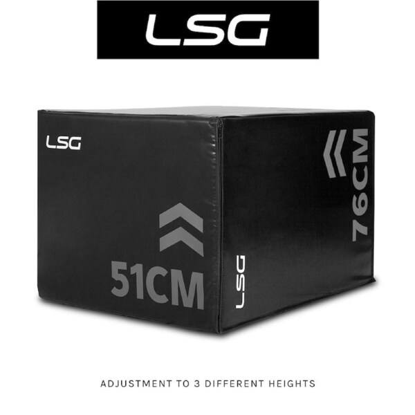 LSG Fitness 3-in-1 Soft Plyo Box