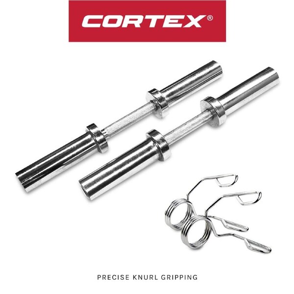 CORTEX Olympic Dumbbell Pair with Spring Collar