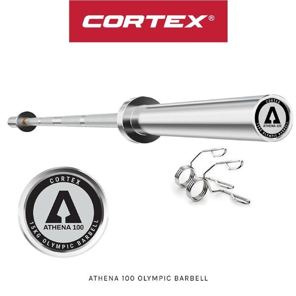CORTEX ATHENA100 200cm 15kg Womens' Olympic Barbell With Spring Collars